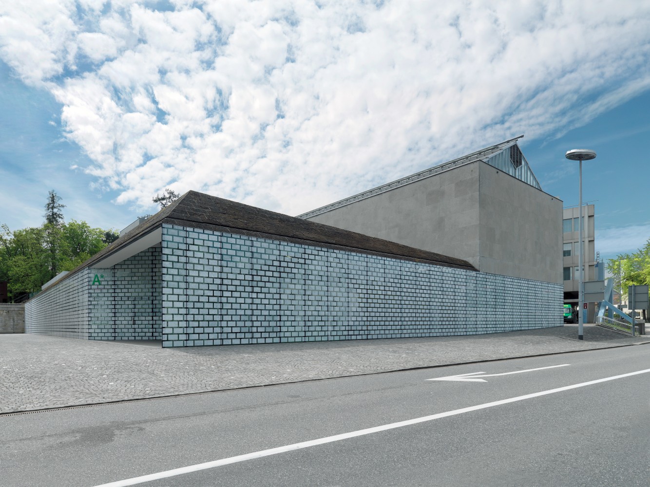 Installation view of wall installation by Ugo Rondinone