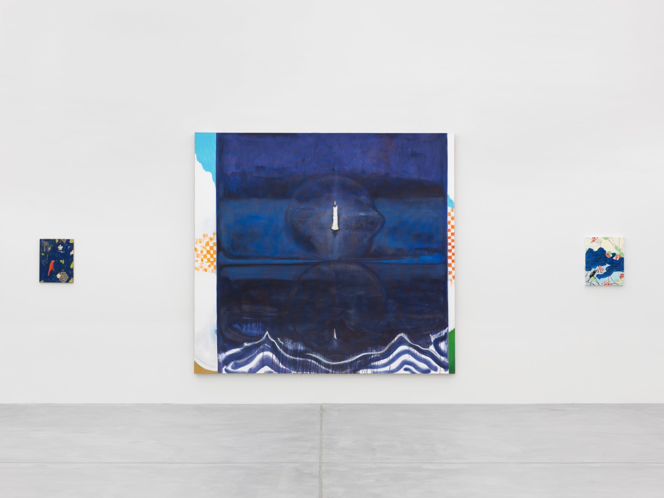 Installation view of Verne Dawson paintings exhibition