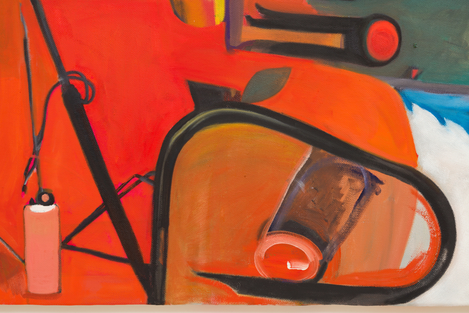 Detail of painting by Alex Hubbard