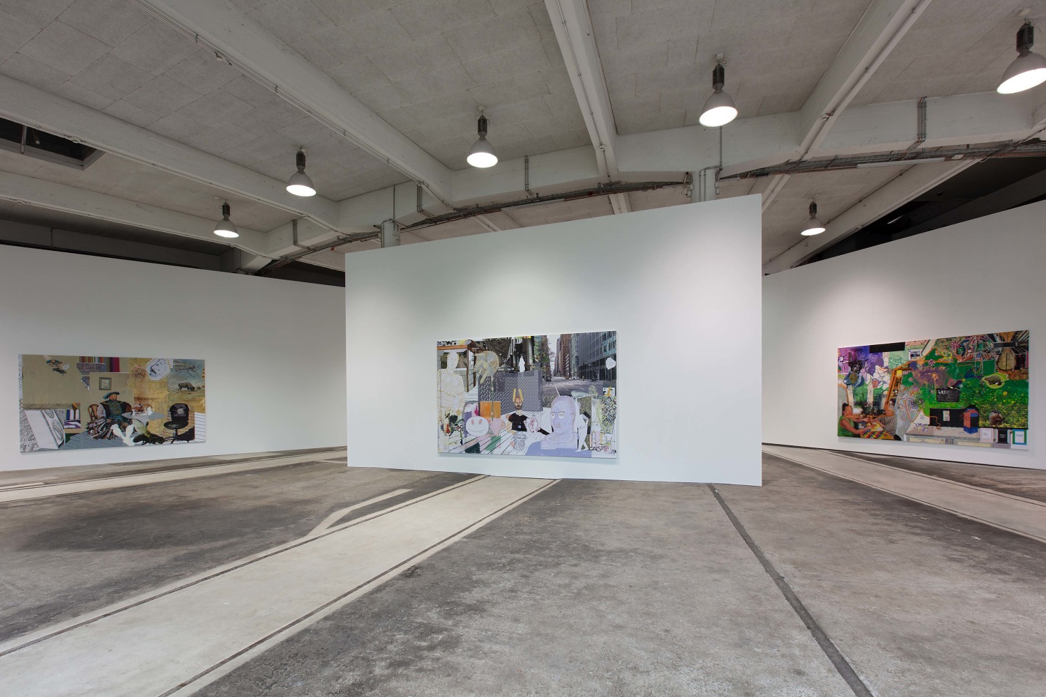 Installation view, Michael Williams, Make Plans &amp;ndash; God Applauds, Kunstmuseum St. Gallen, Lokremise, 2021
