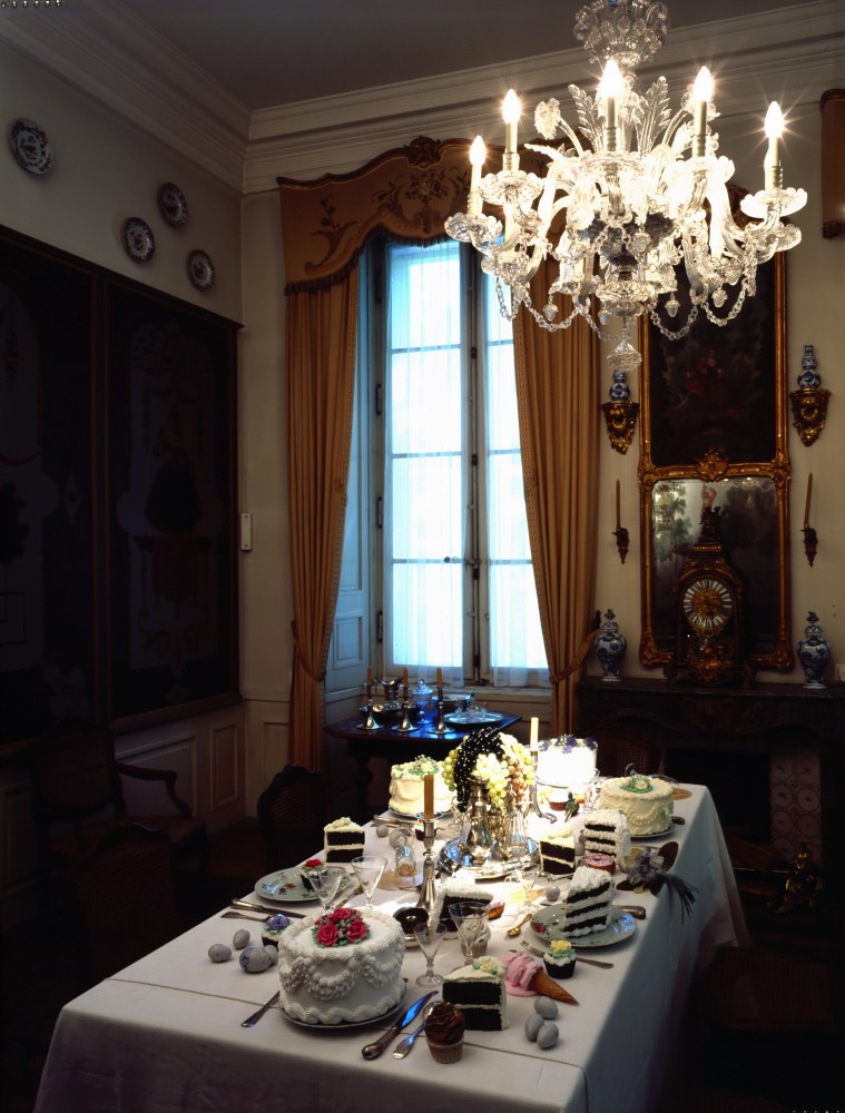 Installation view of works by Karen Kilimnik