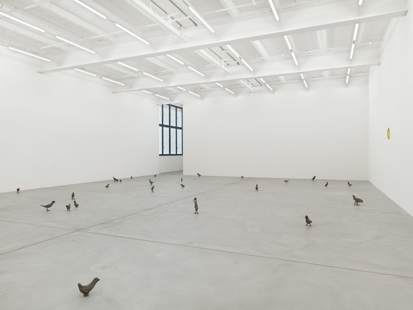 Installation view of Ugo Rondinone sculpture and installation exhibition