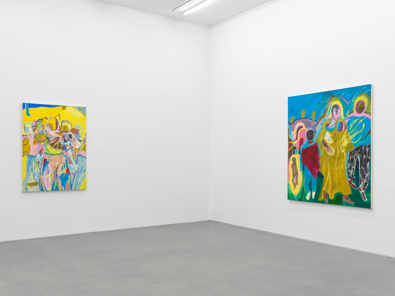Installation view, Chemu Ng&amp;#39;ok, Echoes, Galerie Eva Presenhuber, Waldmannstrasse, Zurich, 2024