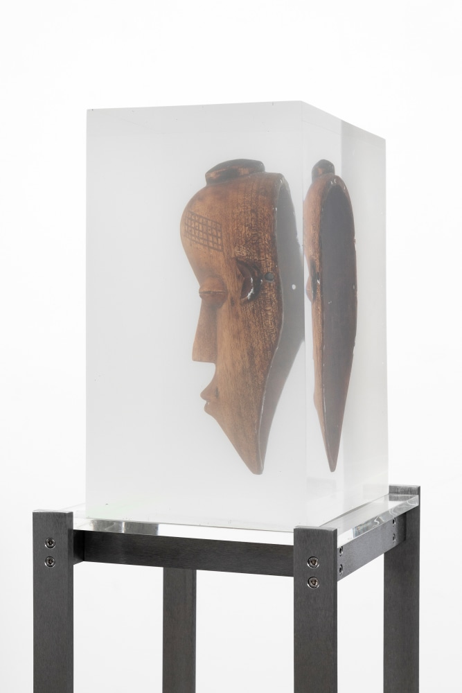 Patient Descent

2024

Wooden figure, polyurethane resin, steel, acrylic

Sculpture 41 x 22 x 30 cm / 16 1/8 x 8 5/8 x 11 3/4 in

Pedestal 112 x 30.5 x 33 cm / 44 x 12 x 13 in

&amp;copy; Matthew Angelo Harrison