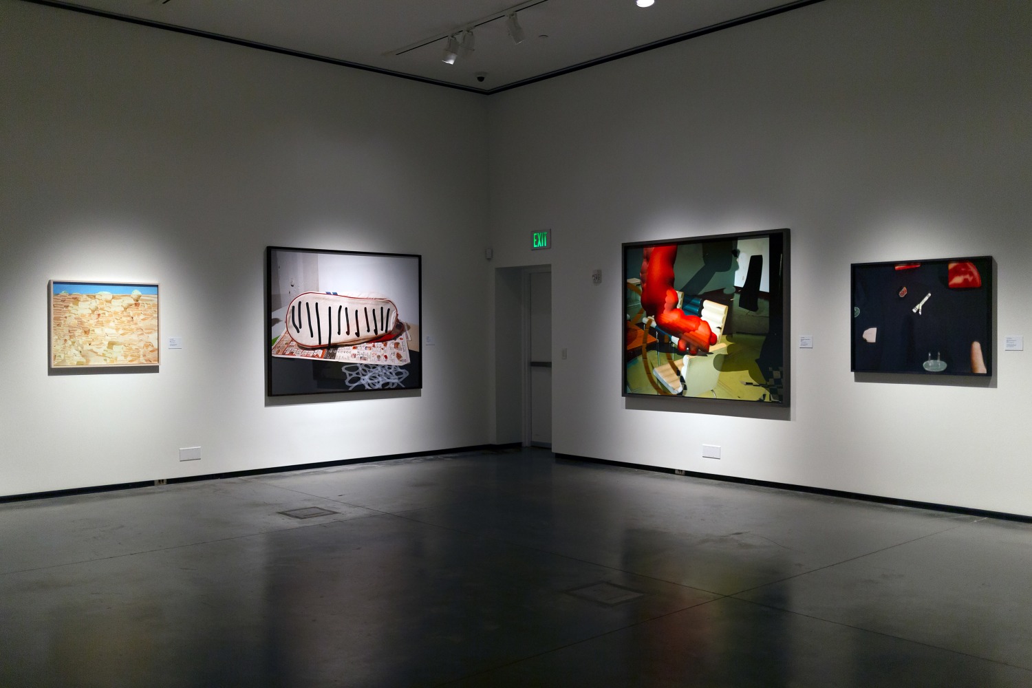 Installation view of Works by Lucas Blalock