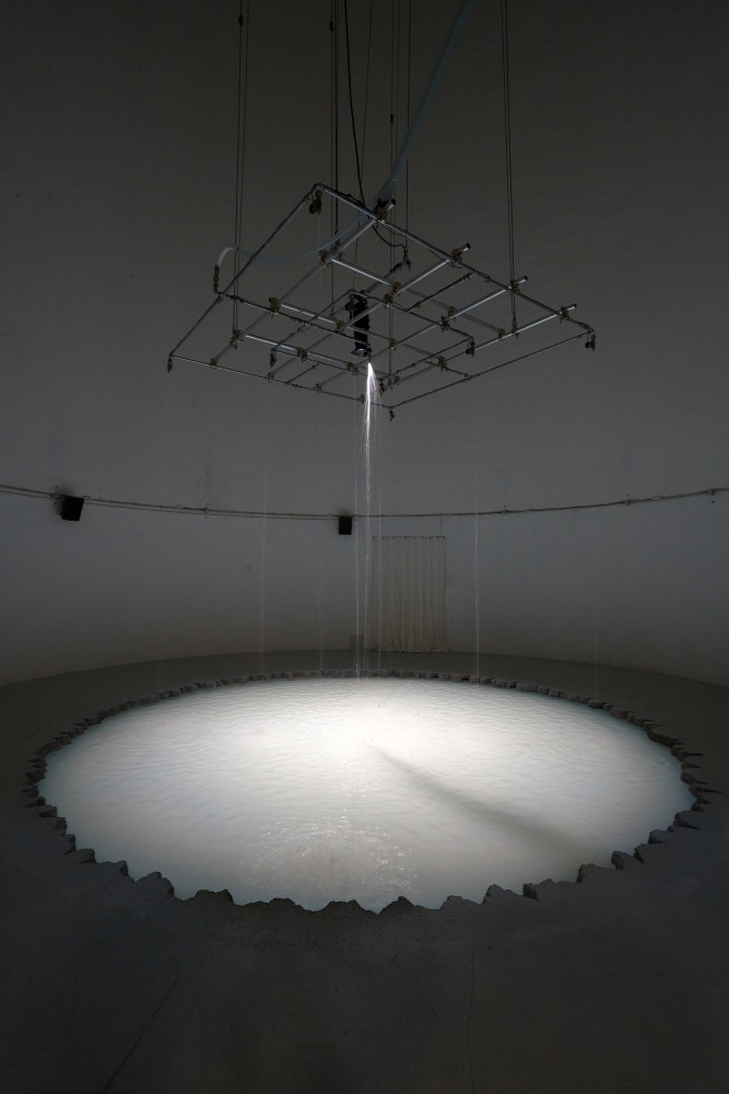 Installation view of Works by Doug Aitken