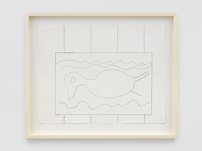 JOE&amp;nbsp;BRADLEY&amp;nbsp;
Untitled
2019
Pencil on paper
Sheet 28 x 35.5 cm / 11 x 14 inches
Frame 35.5 x 42.5 x 3.5 cm / 14 x 16 3/4 x 1 3/8 inches