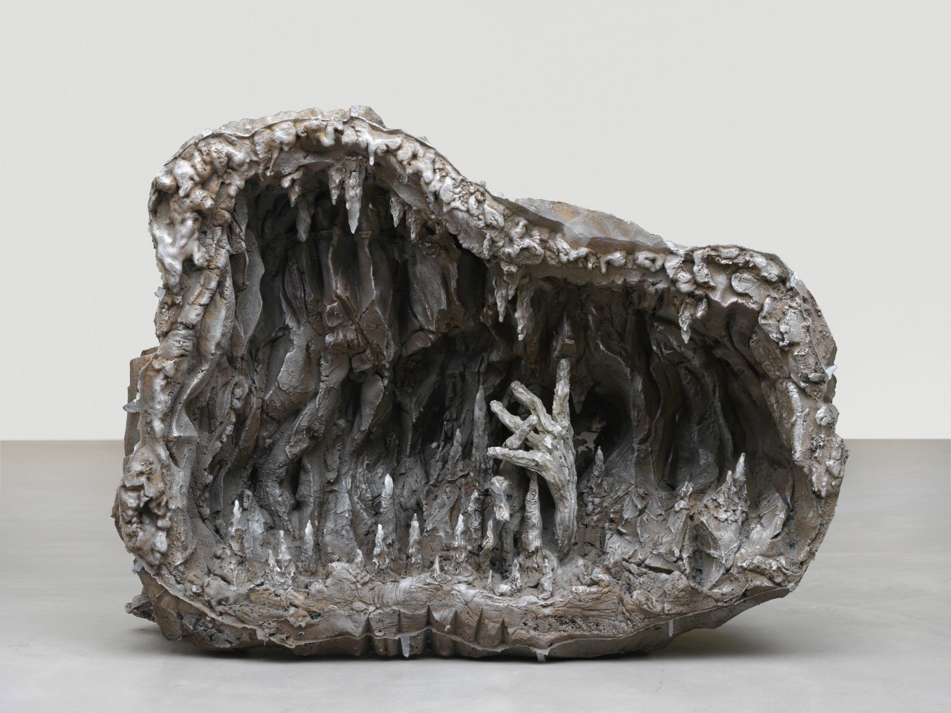 Jean-Marie Appriou The cave of time (mystique) 2018 Cast aluminum Approx. 109 x 146 x 57 cm / 42 7/8 x 57 1/2 x 22 1/2 in