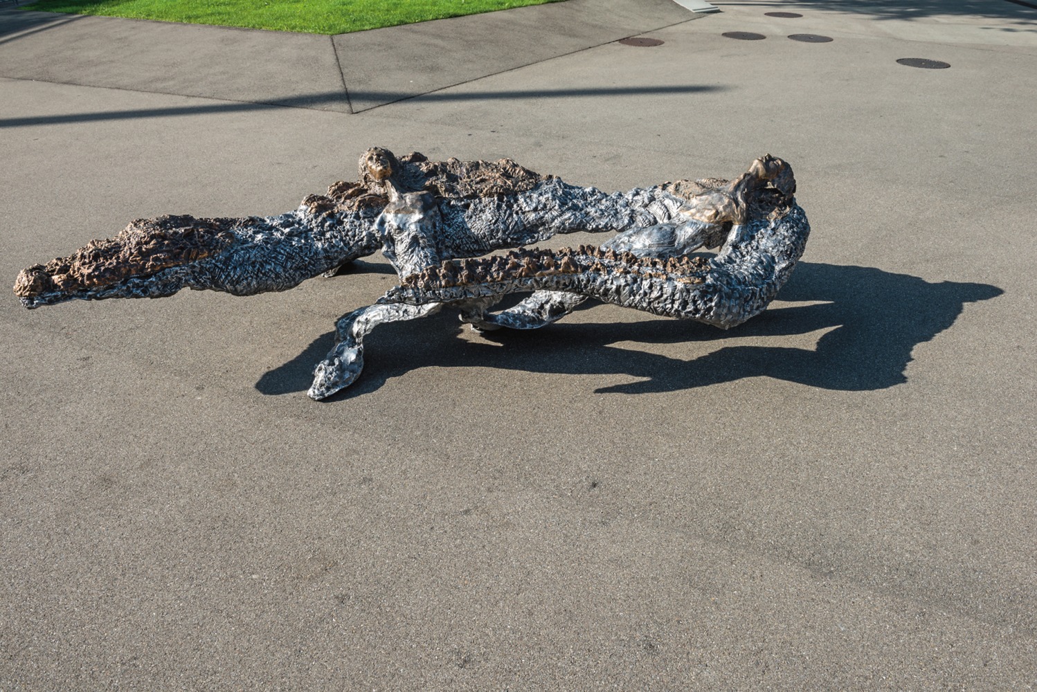 Installation view of sculpture by Jean-Marie Appriou