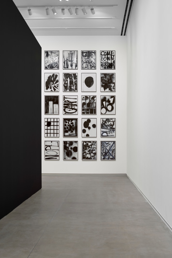 Installation view, Adam Pendleton, To Divide By, Mildred Lane Kemper Art Museum, St. Louis, 2023