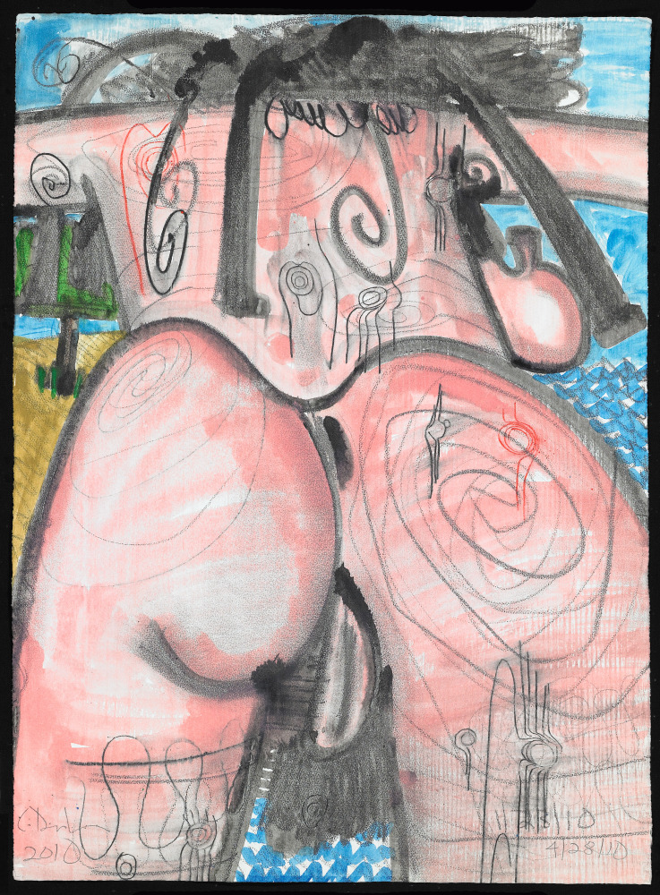 monotype by Carroll Dunham