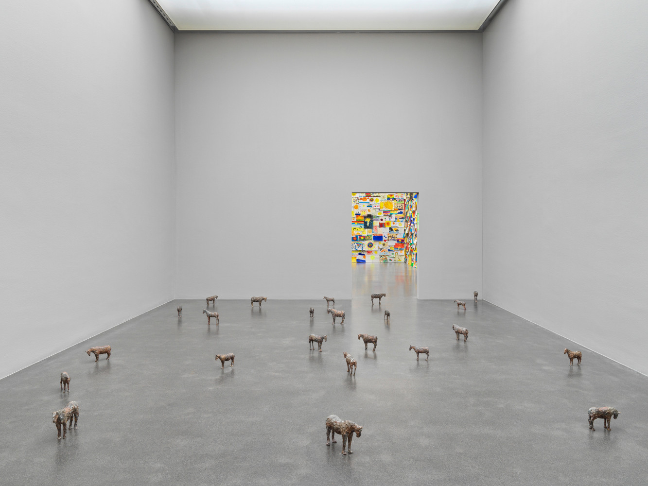 Installation view, Ugo Rondinone, Cry Me A River, Kunstmuseum Luzern, Lucerne, 2024