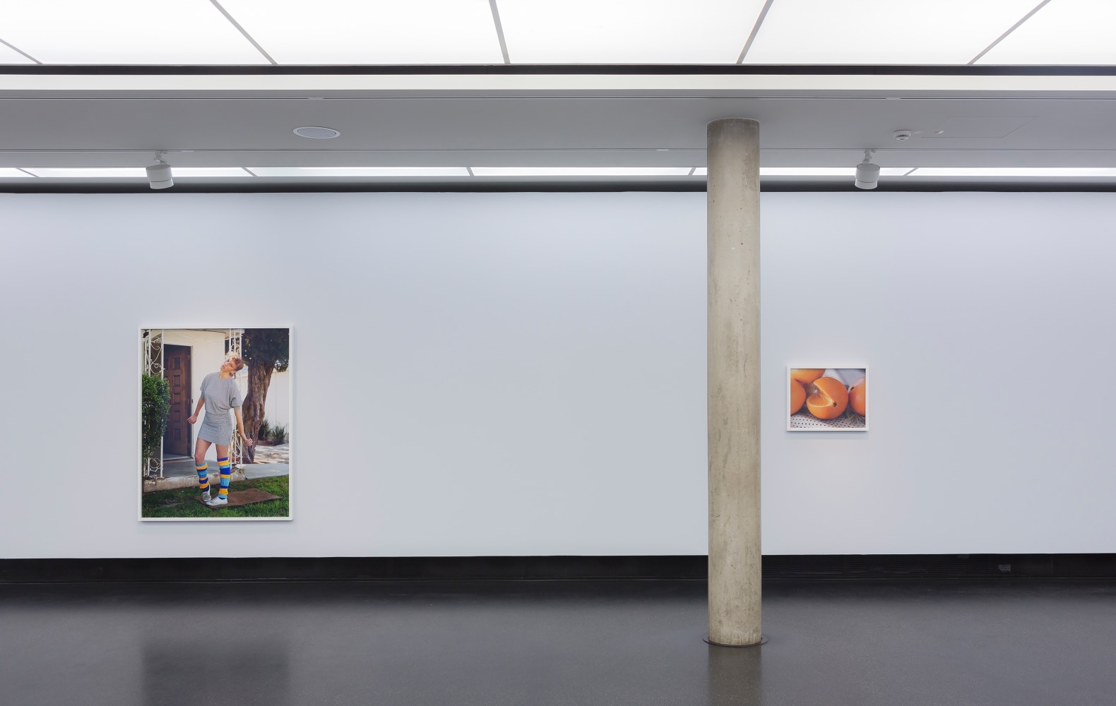 Installation view of photographs by Torbjørn Rødland