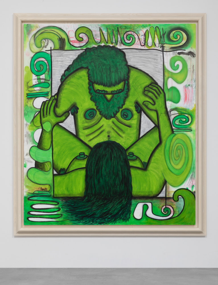 Painting by Carroll Dunham