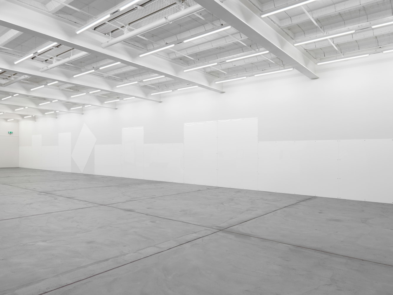 Installation view of Gerwald Rockenschaub wall painting installations and wall works