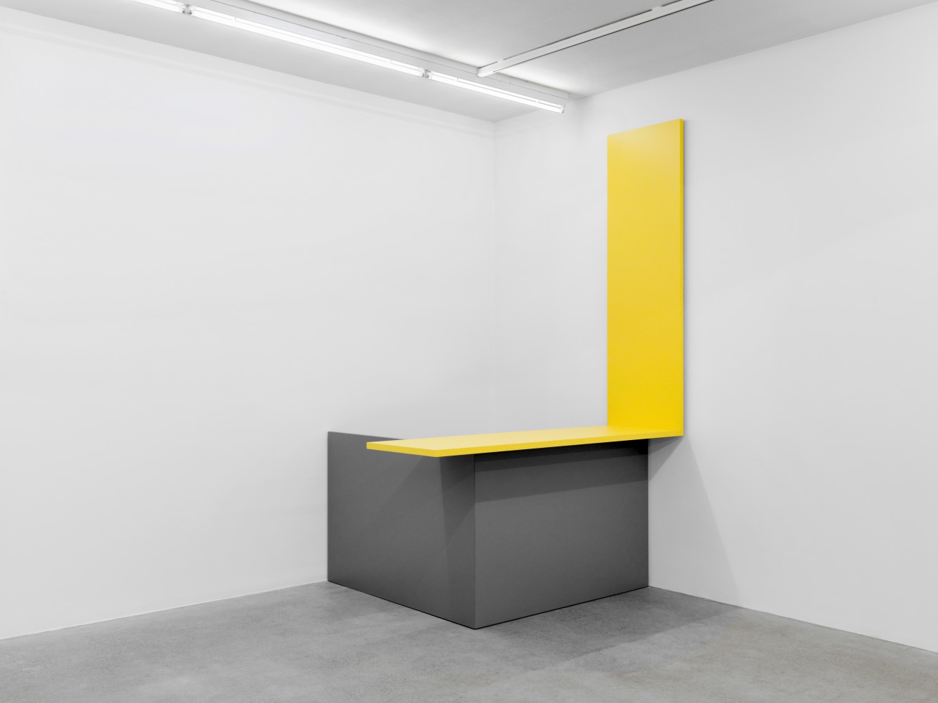 Installation view of Gerwald Rockenschaub wall painting installations and wall works