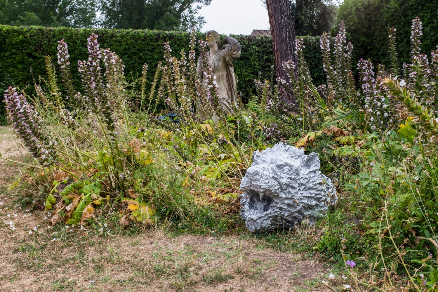 Installation view of sculpture by Jean-Marie Appriou