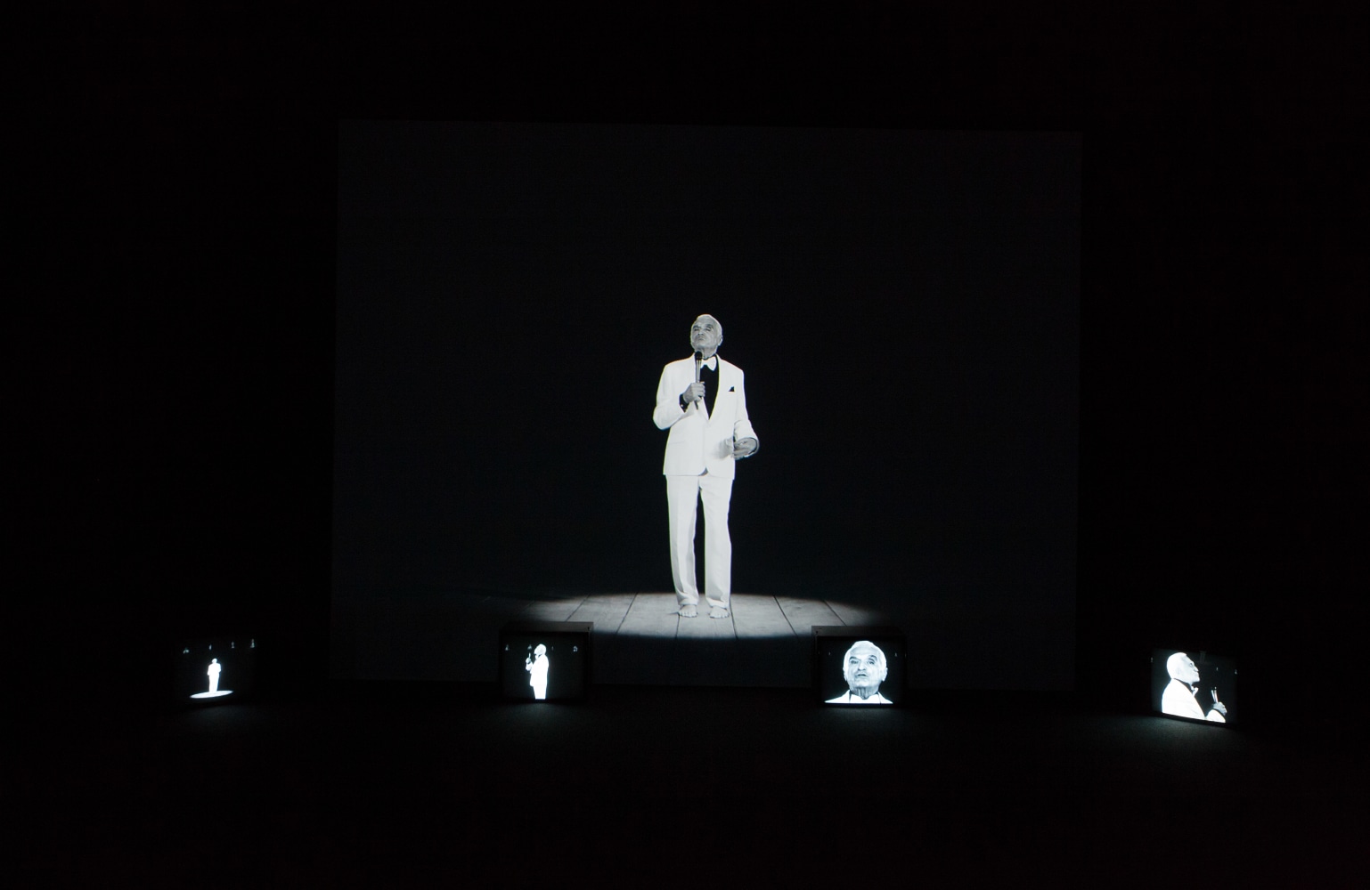 Installation view of works by John Giorno