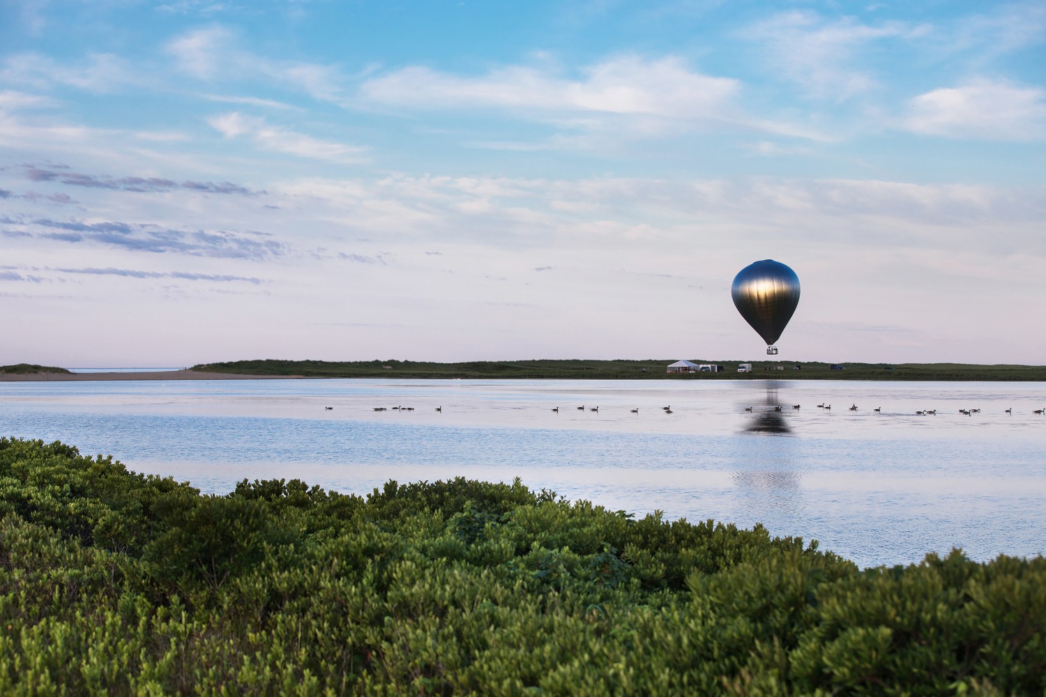 Installation view of living art installation by Doug Aitken
