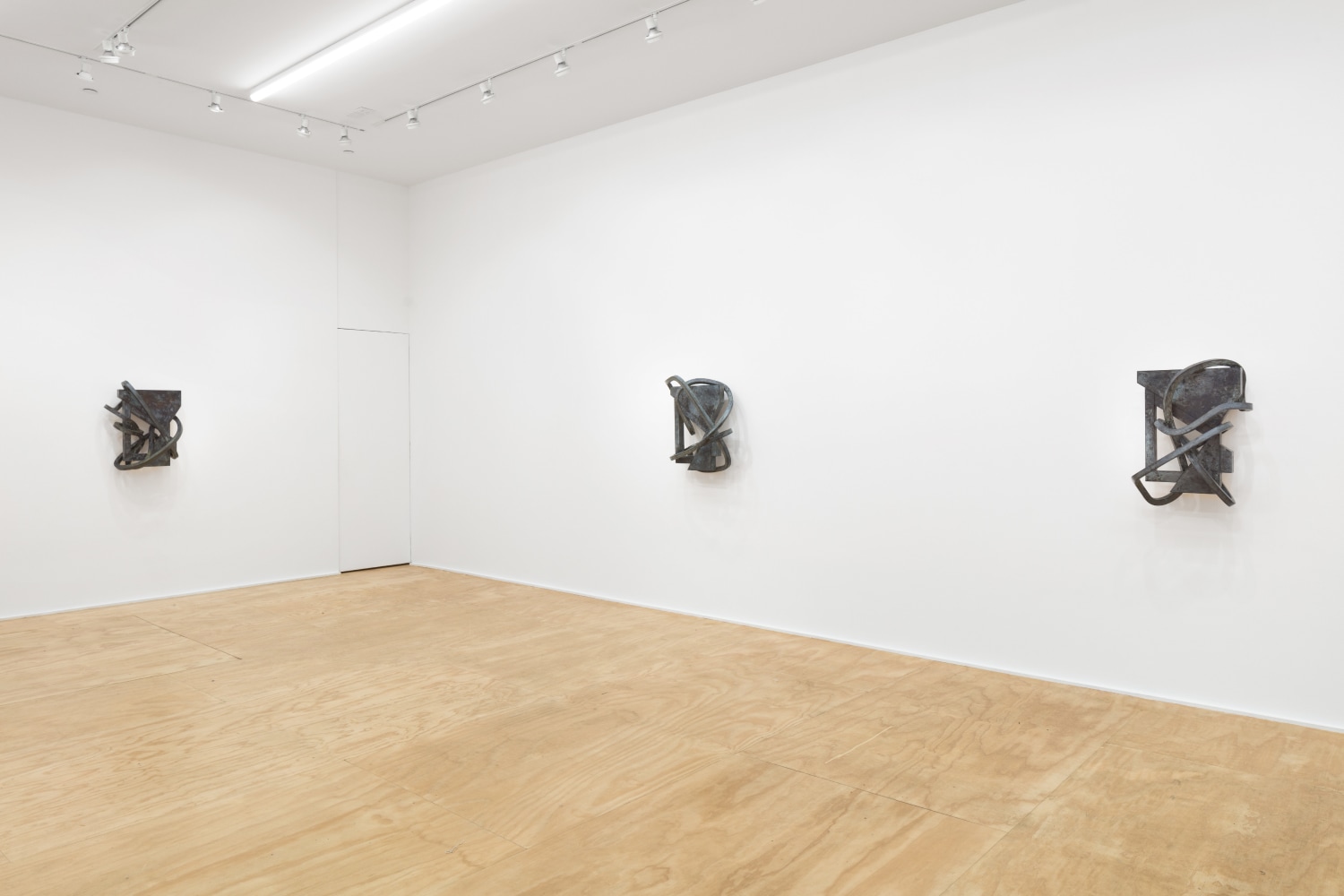 installation view of works by Wyatt Kahn
