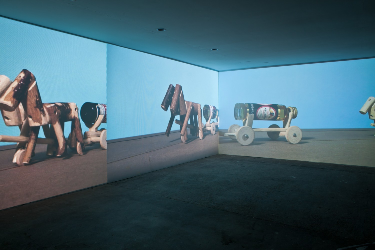 Installation view of works by Jean-Frédéric Schnyder