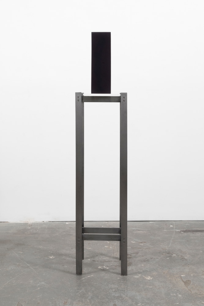 MATTHEW ANGELO HARRISON
Silenced
2024
Wooden figure, polyurethane resin, steel, acrylic
Sculpture 38 x 12 x 25 cm / 15 x 4 3/4 x 9 7/8 in
Pedestal 112 x 30.5 x 31.5 cm / 44 1/8 x 12 x 12 3/8 in
HARRI60088