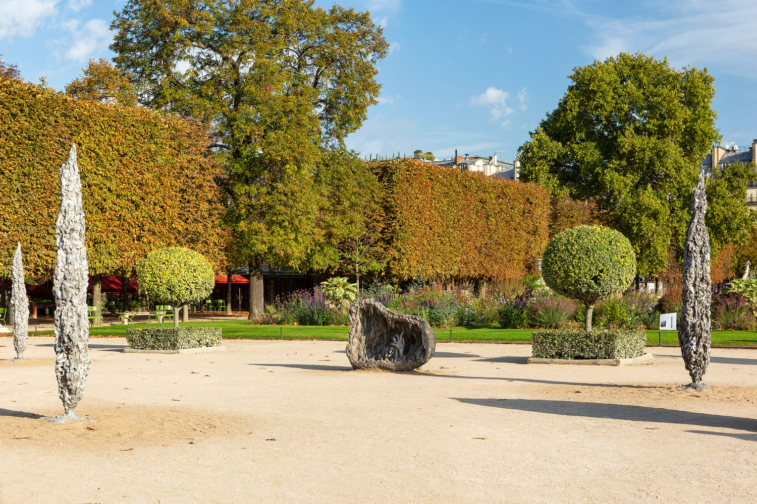 Installation view of sculptures by Jean-Marie Appriou