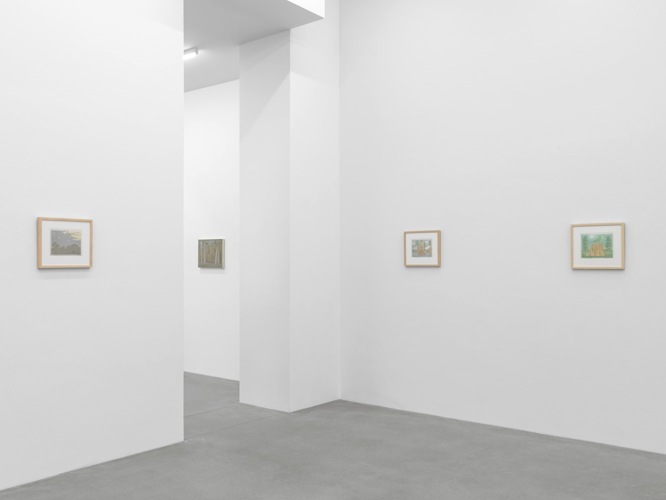 Installation view, John Dilg, Planet on the Prairie, Galerie Eva Presenhuber, Waldmannstrasse, Zurich, 2024