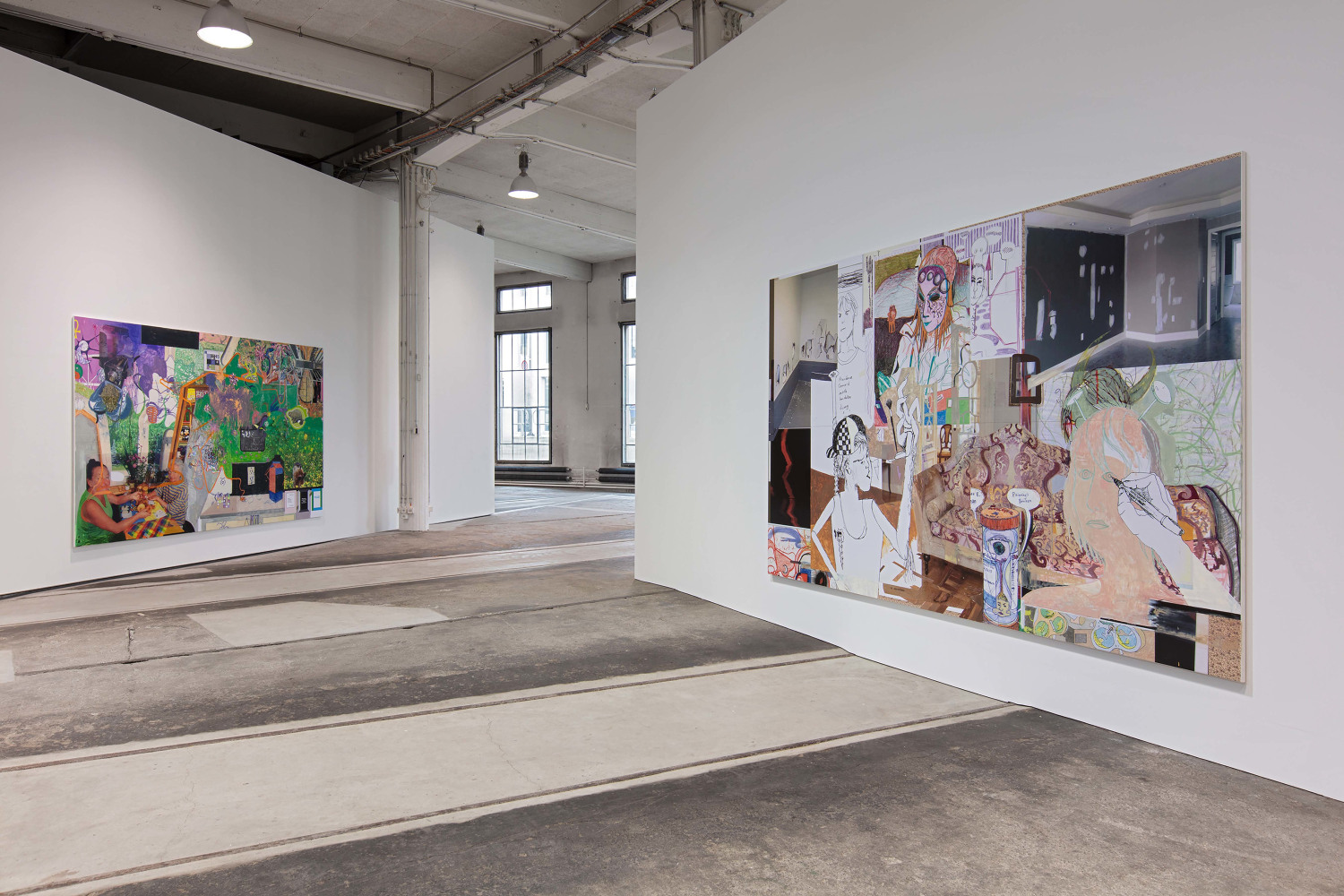 Installation view, Michael Williams, Make Plans &amp;ndash; God Applauds, Kunstmuseum St. Gallen, Lokremise, 2021