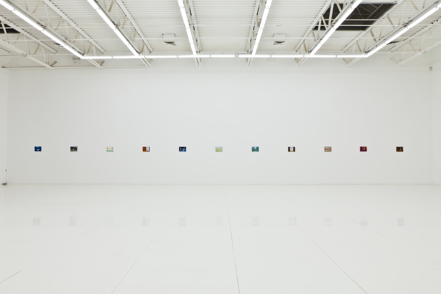 Installation view of works by Jean-Frédéric Schnyder