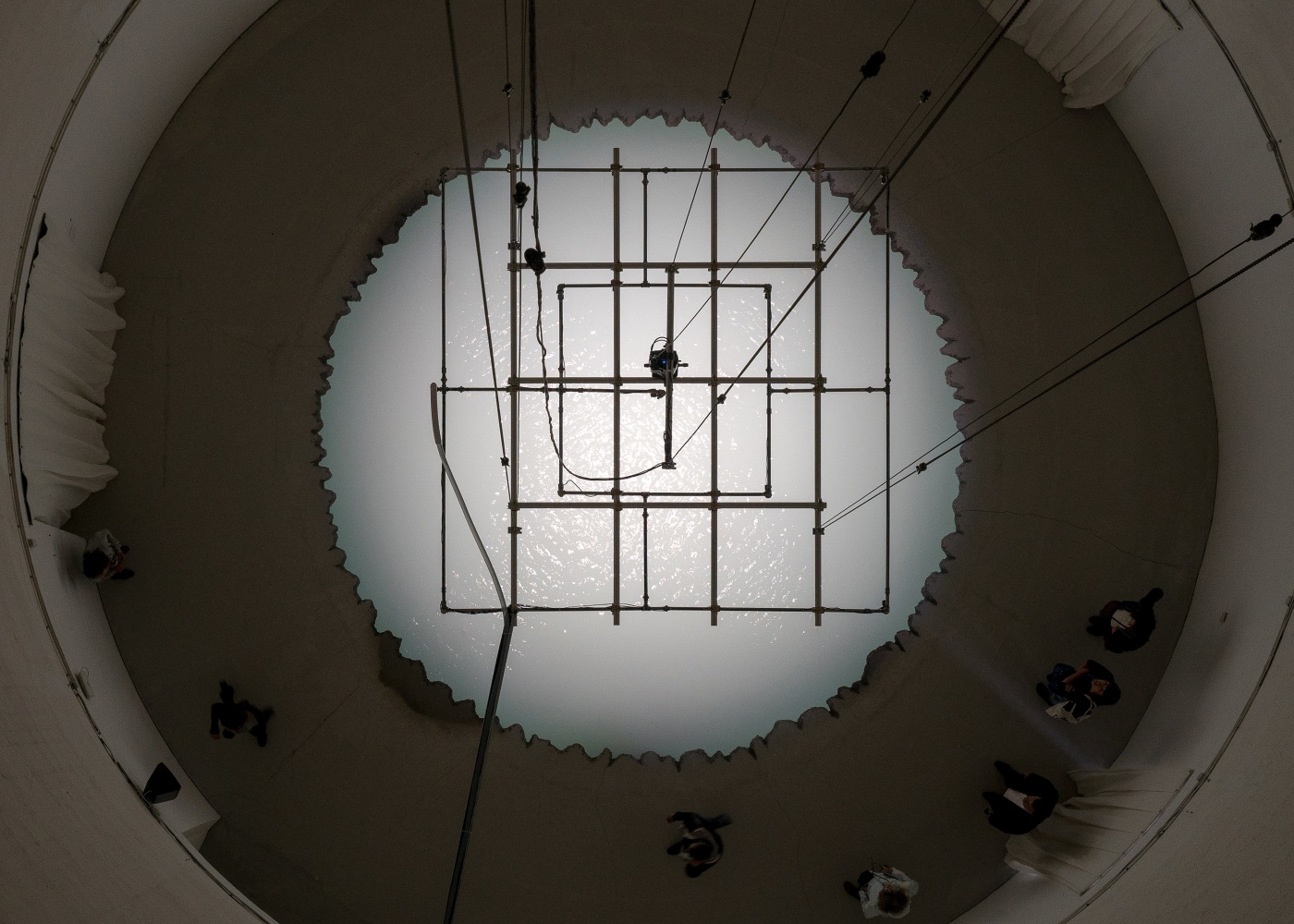 Installation view of Works by Doug Aitken