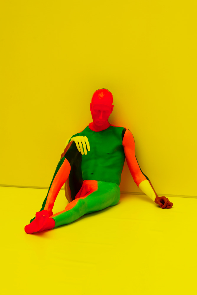 Installation view, Ugo Rondinone &amp;amp; Tarek Lakhrissi, who is afraid of red blue and yellow?, Reiffers Art Initiatives, Paris