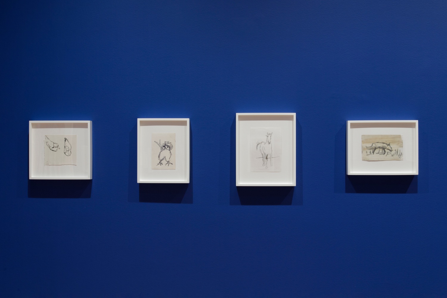 Installation view, Josh Smith, Life Drawing, The Drawing Center, New York, 2024