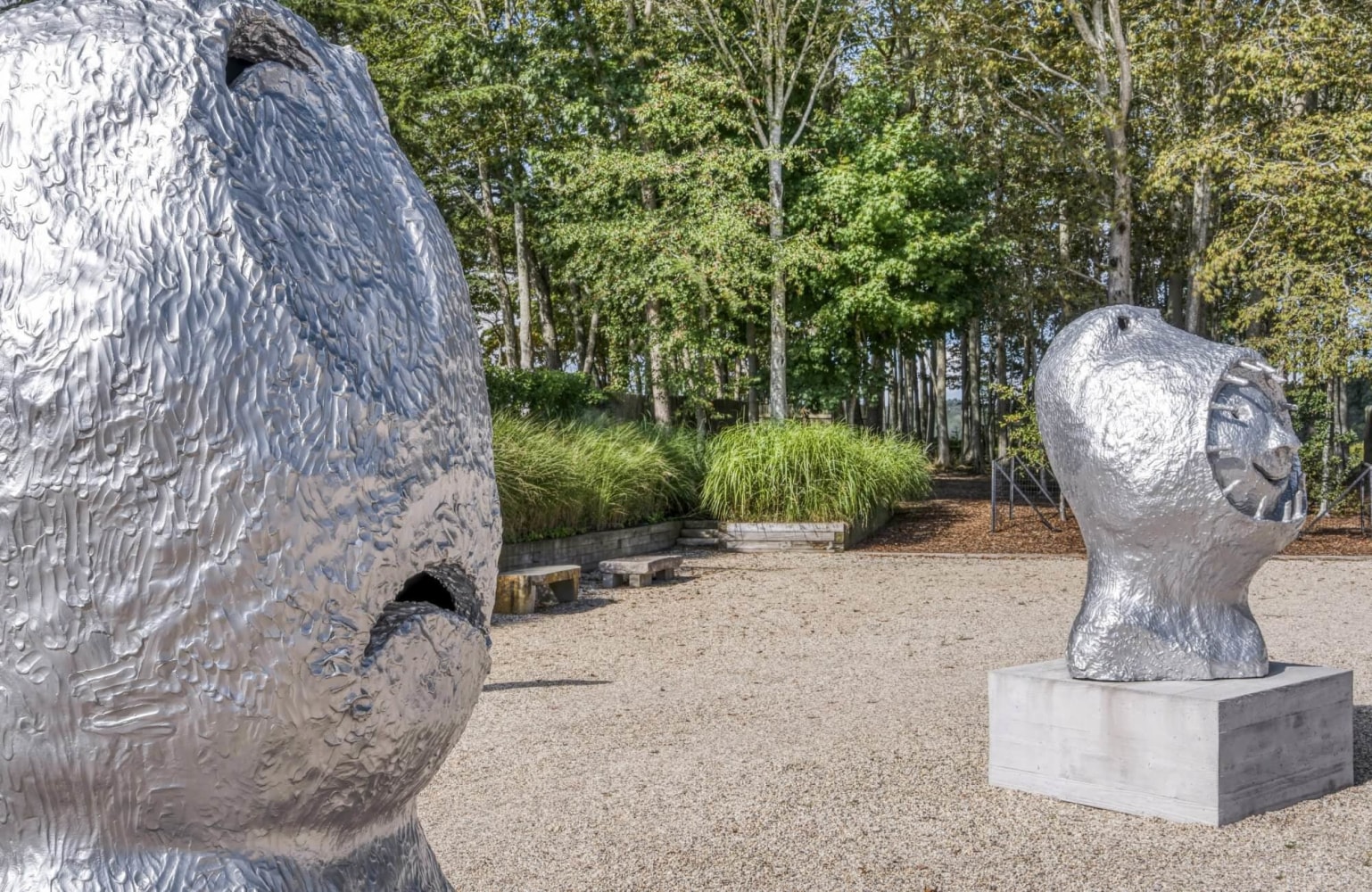 Installation view, Ugo Rondinone, sunrise. east, The Watermill Center, Hamptons, 2025