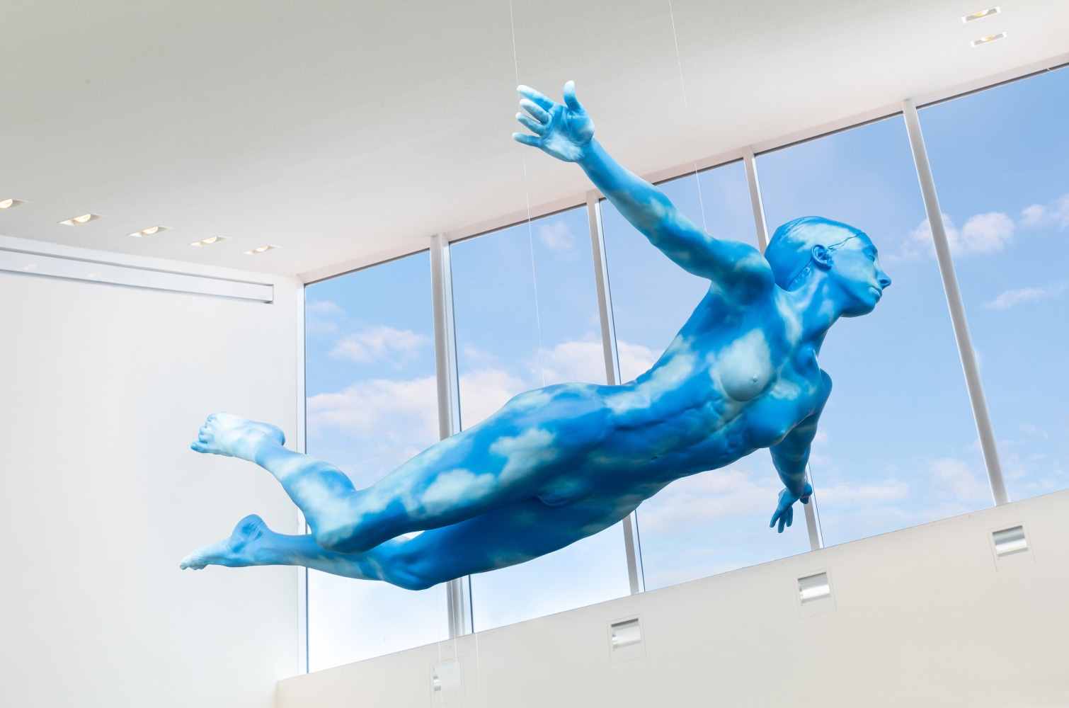 Installation view, Ugo Rondinone,&amp;nbsp;Dem Himmel so nah &amp;ndash; Wolken in der Kunst, Kunsthalle Emden, Emden, 2025