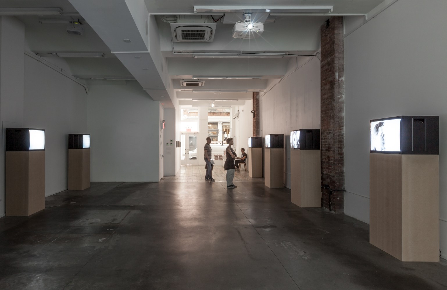 Installation view of works by John Giorno