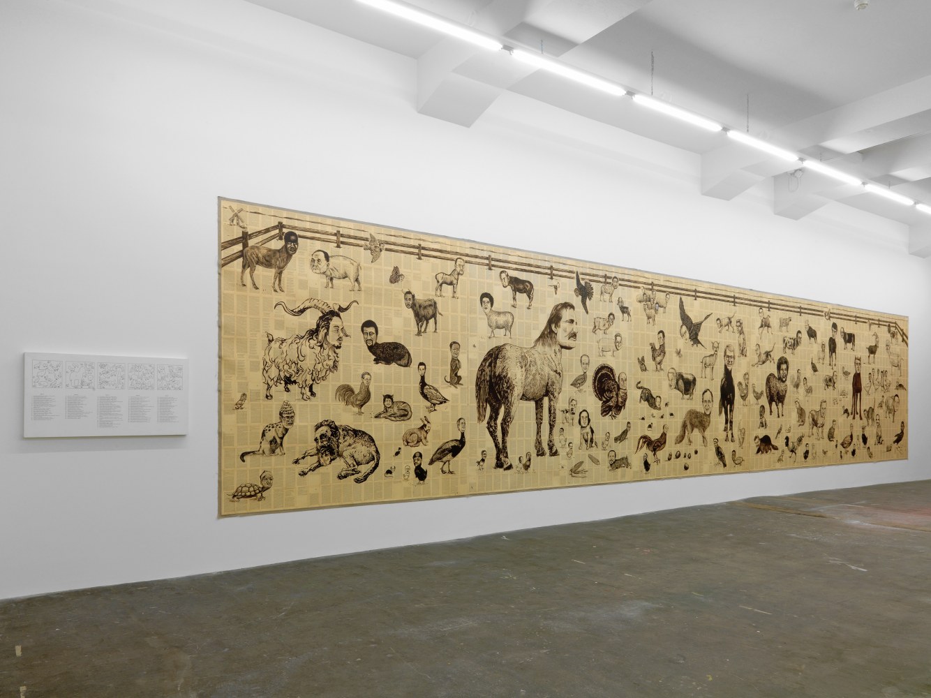 Installation view, Tim Rollins and K.O.S., 25 Years, Galerie Eva Presenhuber, L&amp;ouml;wenbr&amp;auml;u Areal, Zurich, 2007