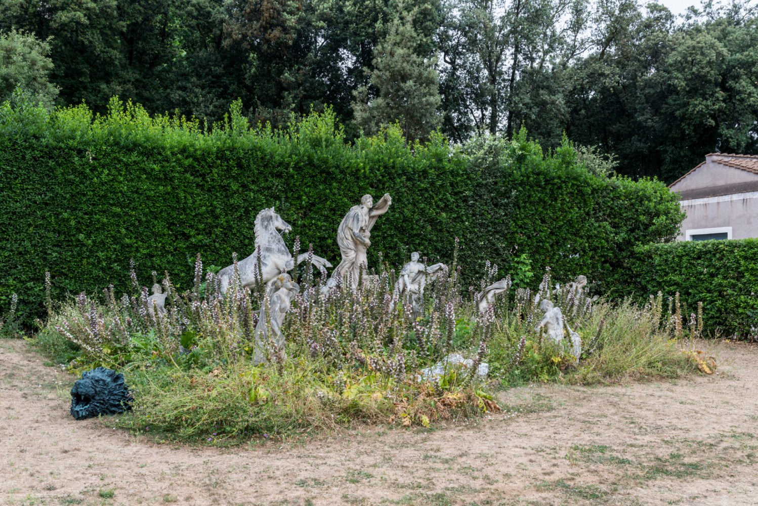 Installation view of sculpture by Jean-Marie Appriou