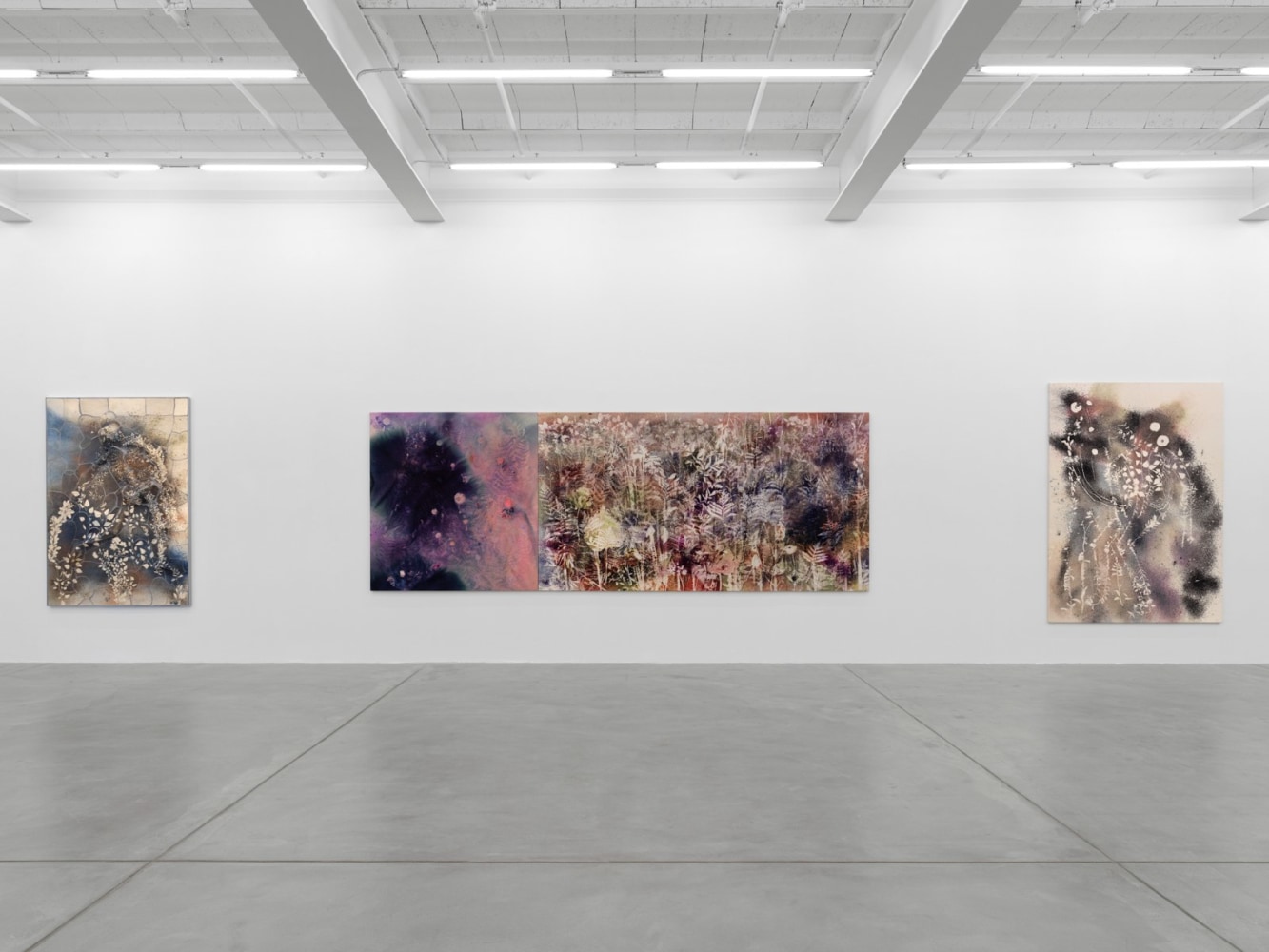 Exhibition View, Sam Falls, Galerie Eva Presenhuber, Zurich, 2021