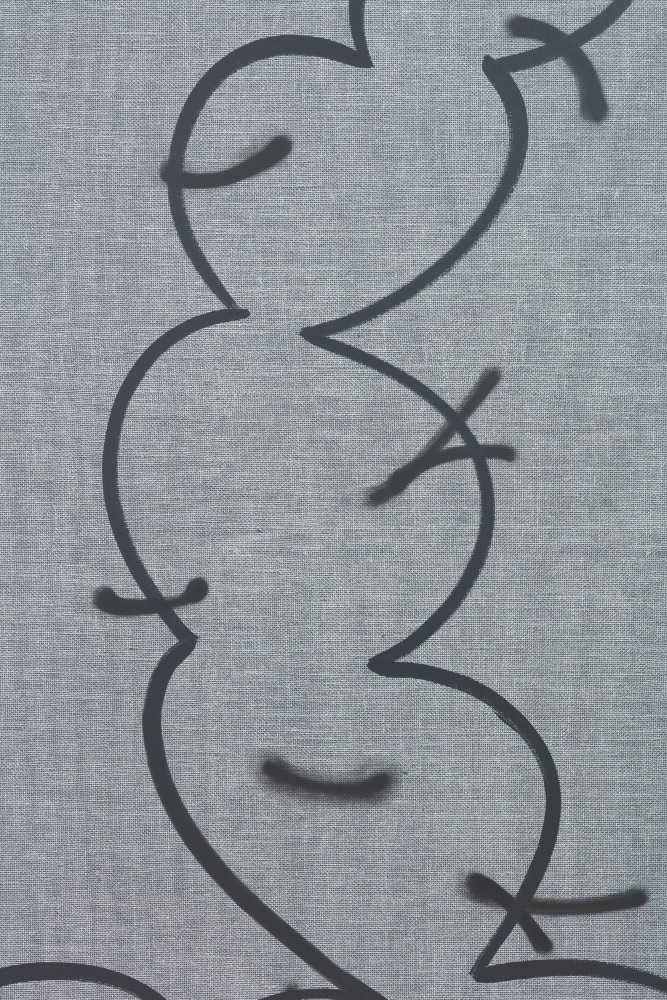 Detail of painting by Amy Feldman