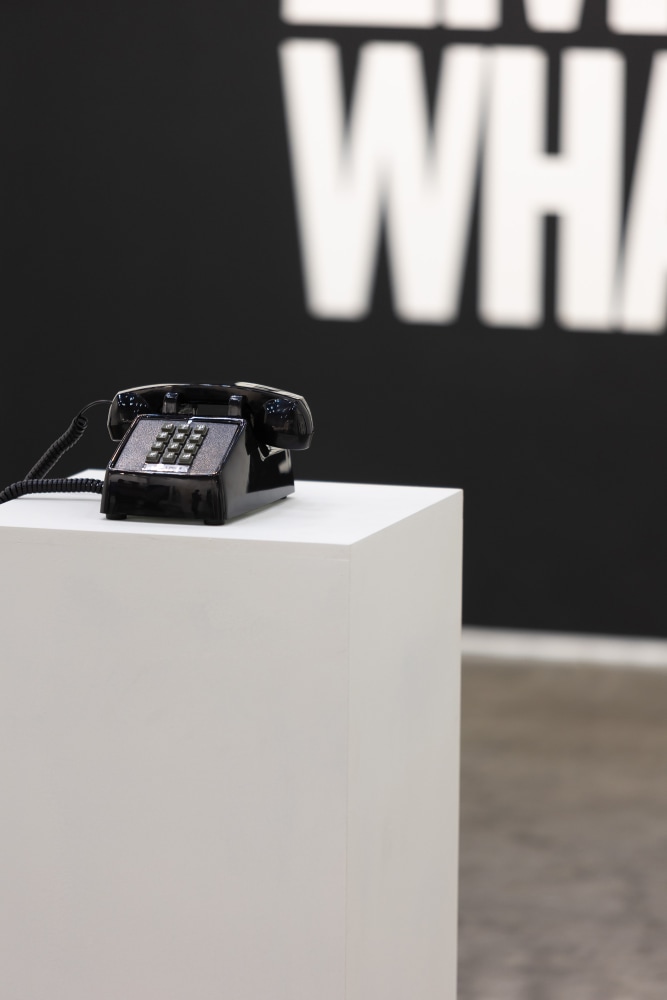 Installation view, John Giorno, Dial-A-Poem, Art Busan, Busan, 2024