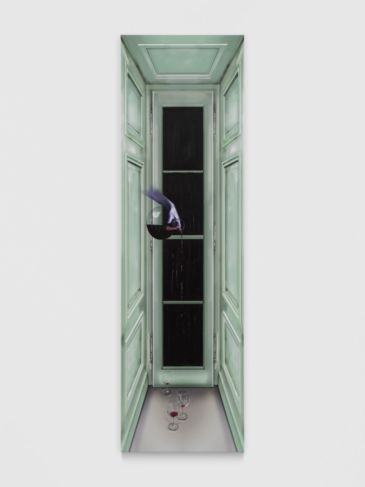 Reunion (Room 10)

2025

Gel medium, ink on PVC

170 x 50 cm / 66 7/8 x 19 5/8 in

&amp;copy; Louisa Gagliardi