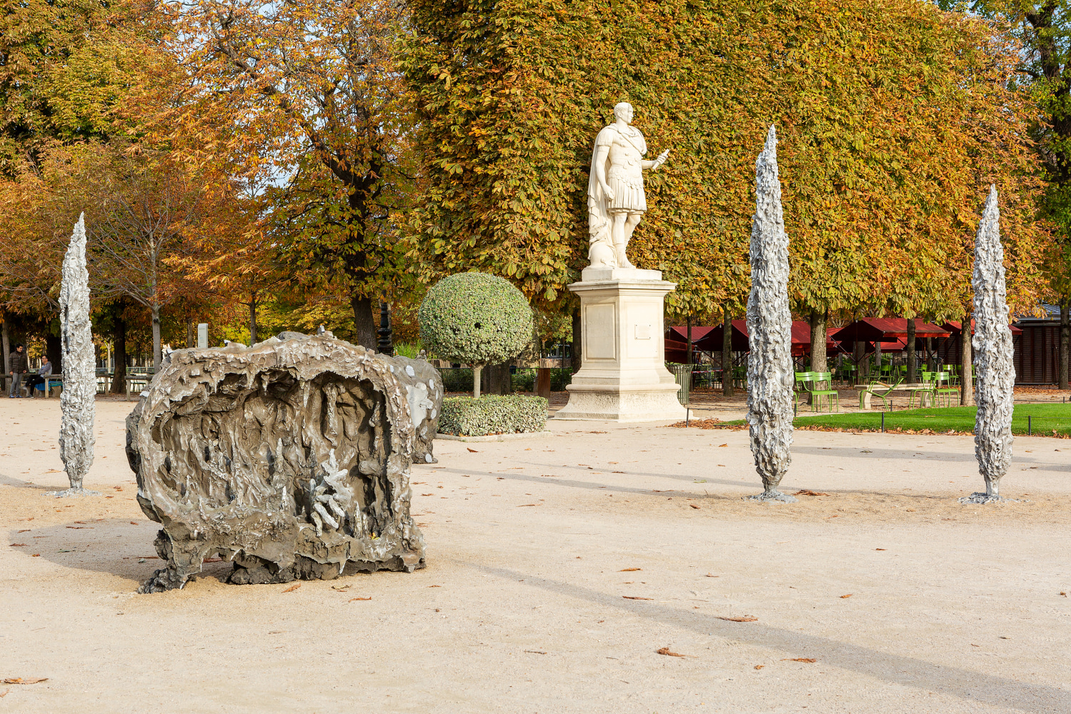 Installation view of sculptures by Jean-Marie Appriou