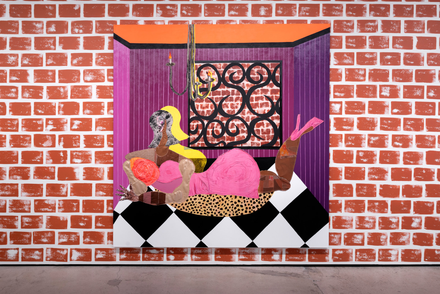 Installation view, Tschabalala Self, Around the Way, EMMA, Espoo, 2024