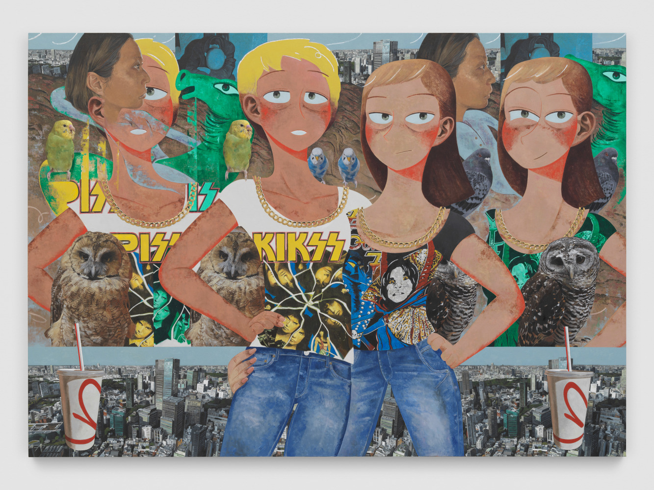 L&amp;rsquo;humanit&amp;eacute; se rend pas

2023

Oil on canvas

162 x 227.5 cm / 63 3/4 x 89 1/2 in

&amp;copy; Koichi Enomoto