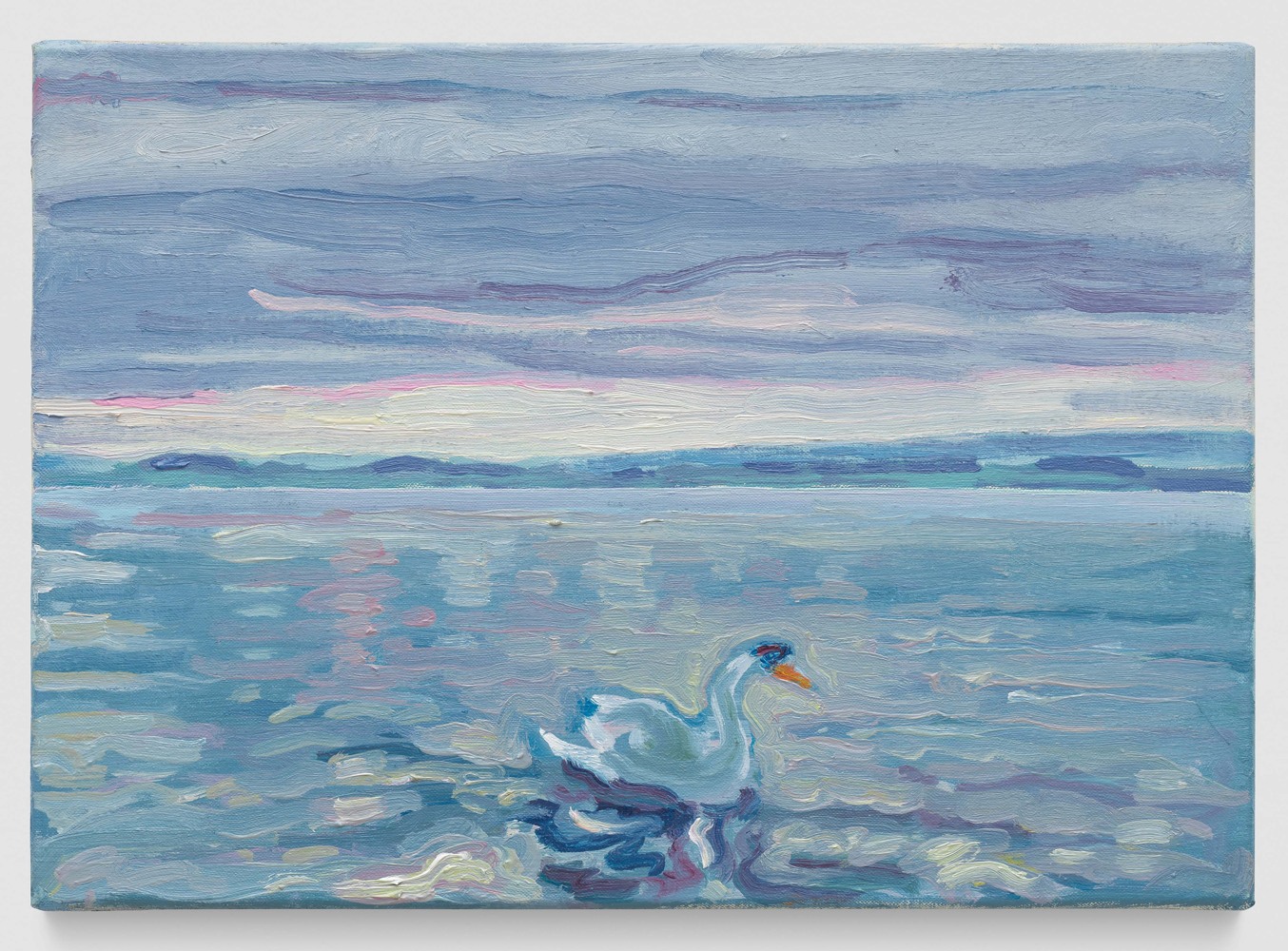 JEAN-FRÉDÉRIC SCHNYDER&amp;nbsp;
Abend am Zugersee
1996
Oil on canvas
21 x 30 cm / 8 1/4 x 11 3/4 in
SCHNY46129