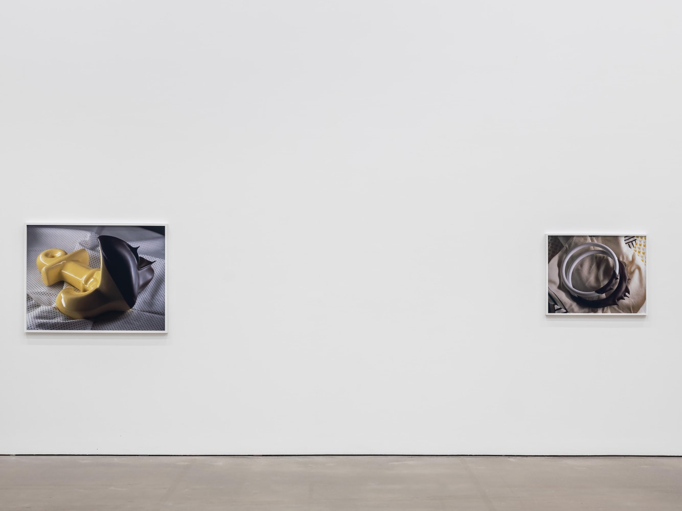 Installation view of photographs by Torbjørn Rødland