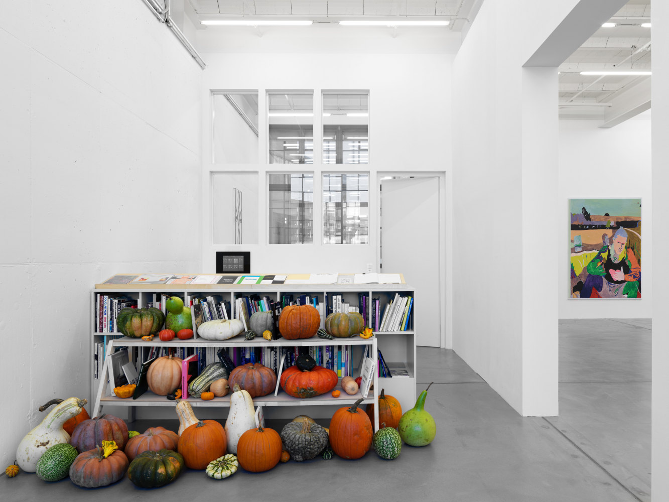 Installation view of Michael Williams paintings exhibition