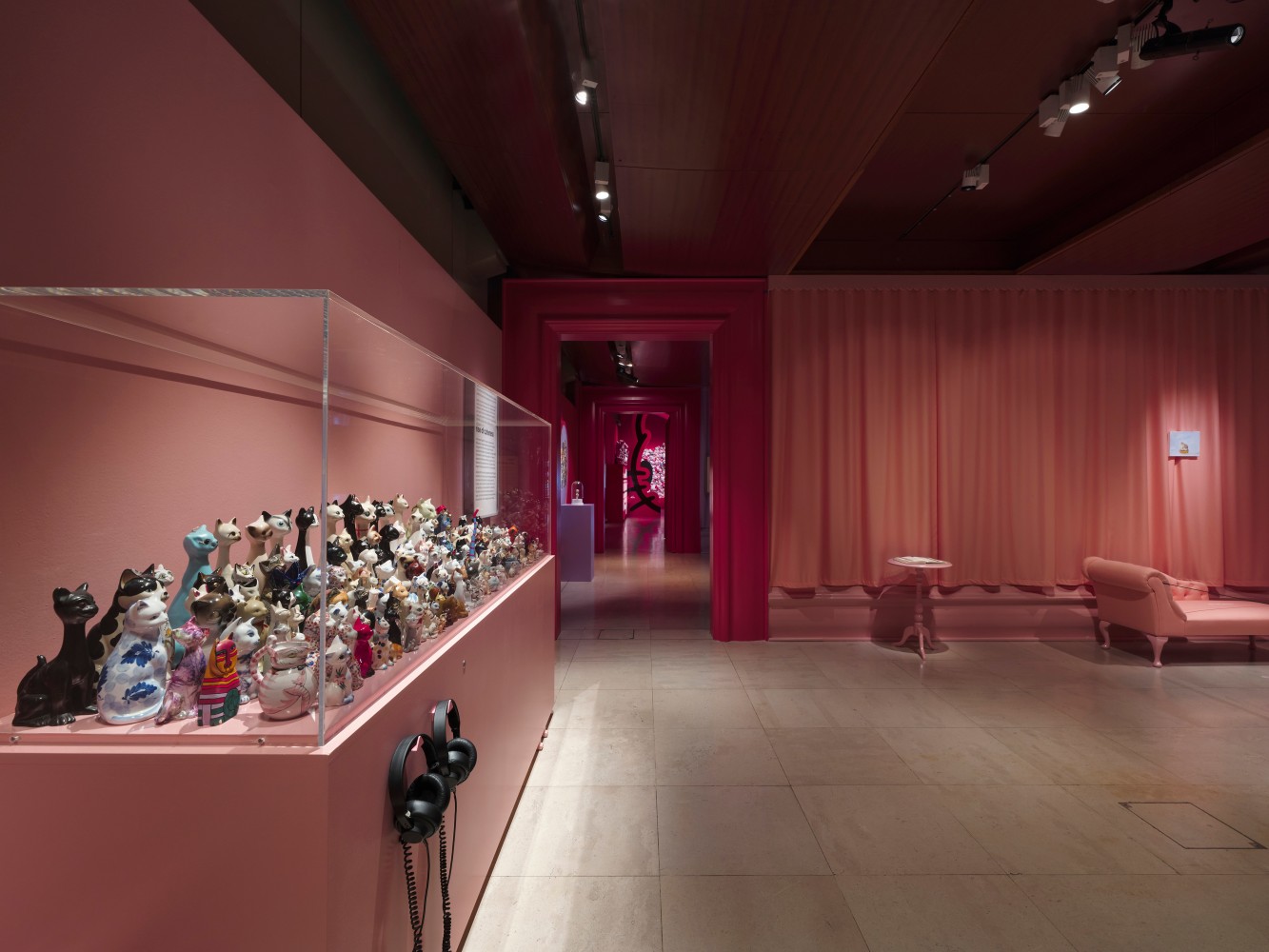 Installation view, Karen Kilimnik, Cute, Somerset House, London, 2024