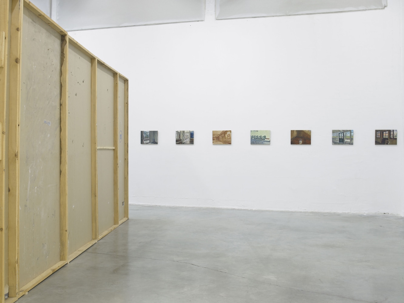 Installation view of works by Jean-Frédéric Schnyder